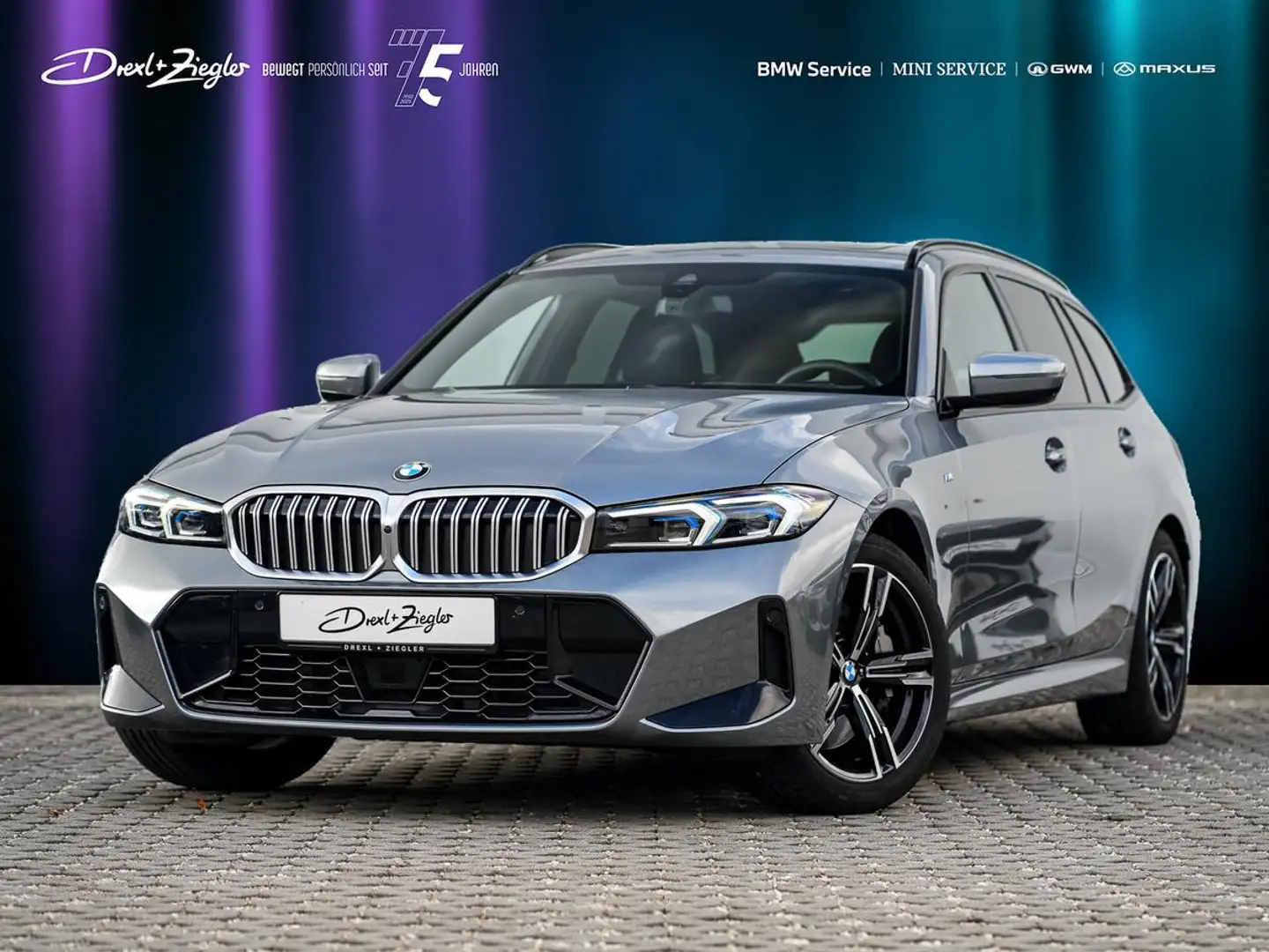 BMW 330 d xDrive Tour M-Sport AHK PANO HiFi KoZg 360° Gri - 1