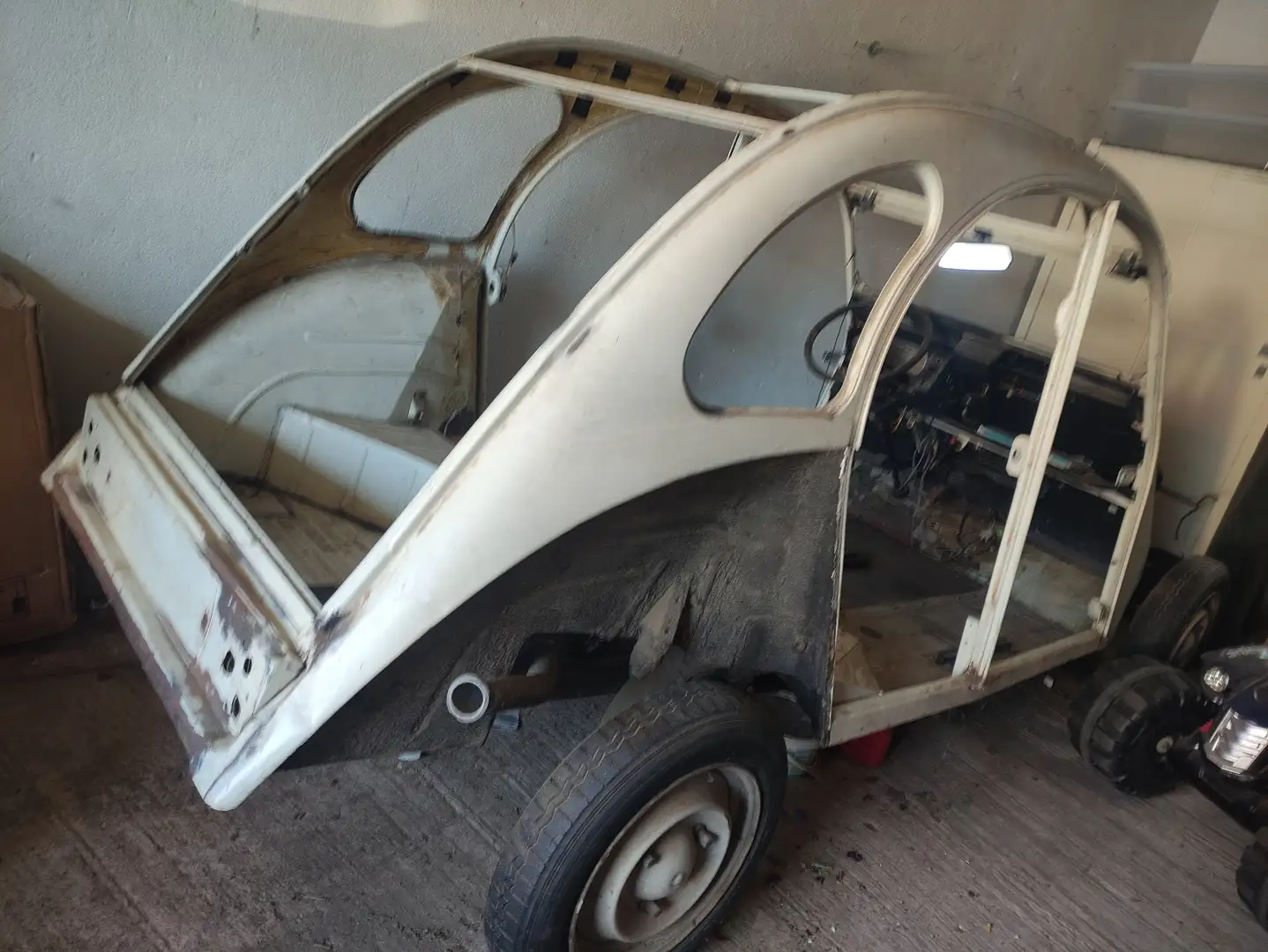 Citroen 2CV Blanc - 2
