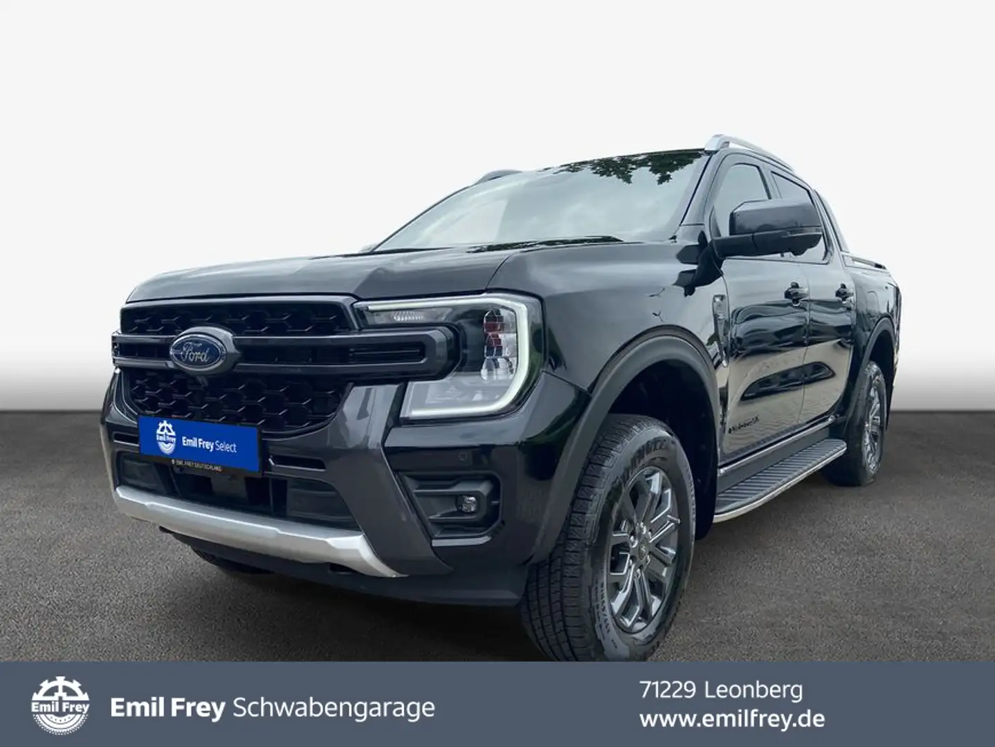 Ford Ranger 2.0 DOKa/Ka+ Autm. Wildtrak *AHK *NAVI *GRA *CA Schwarz - 1