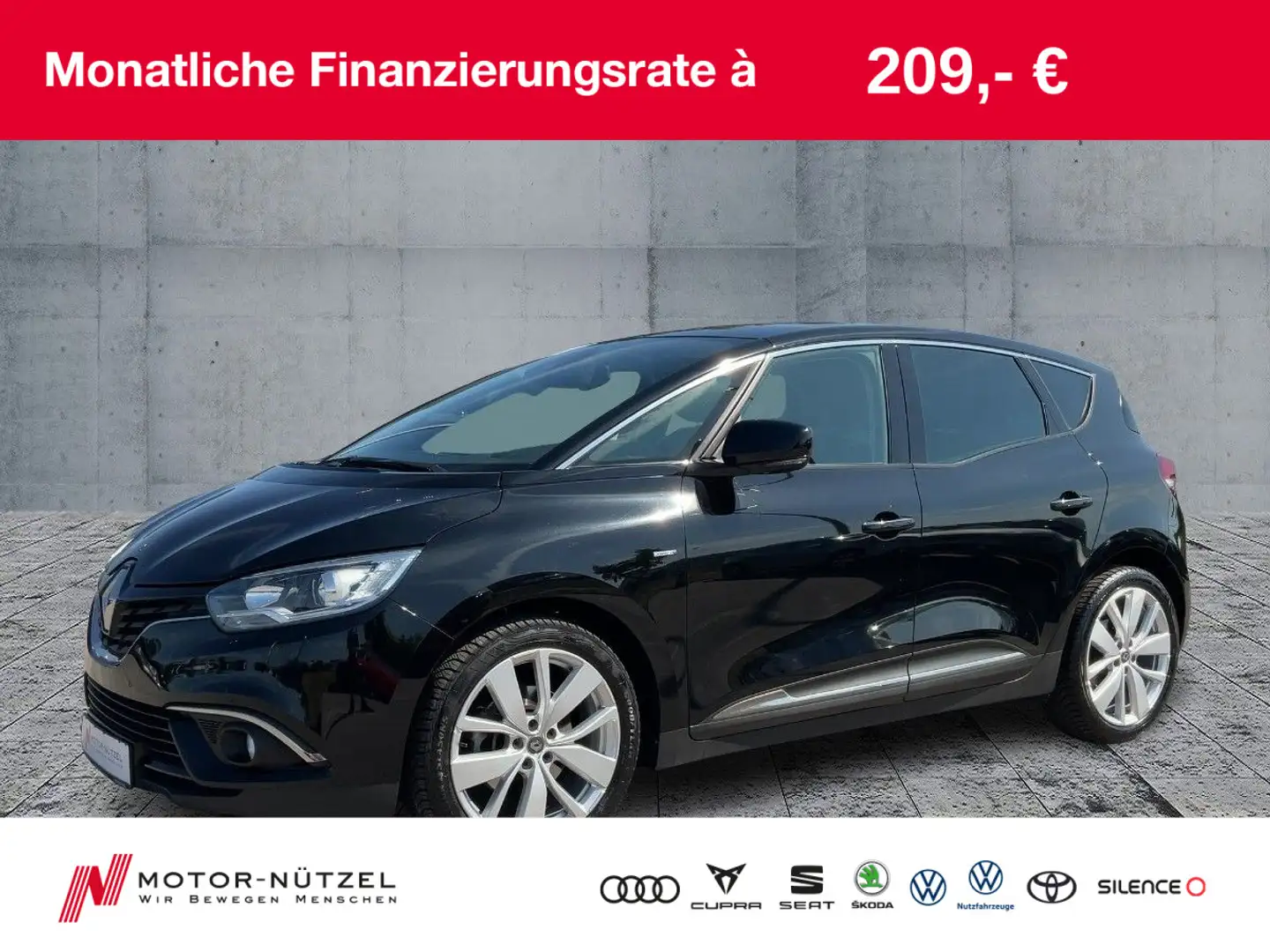 Renault Scenic IV 1.3 TCe ENERGY SHZ+GRA+DAB+NSW+SRA+BT Schwarz - 1