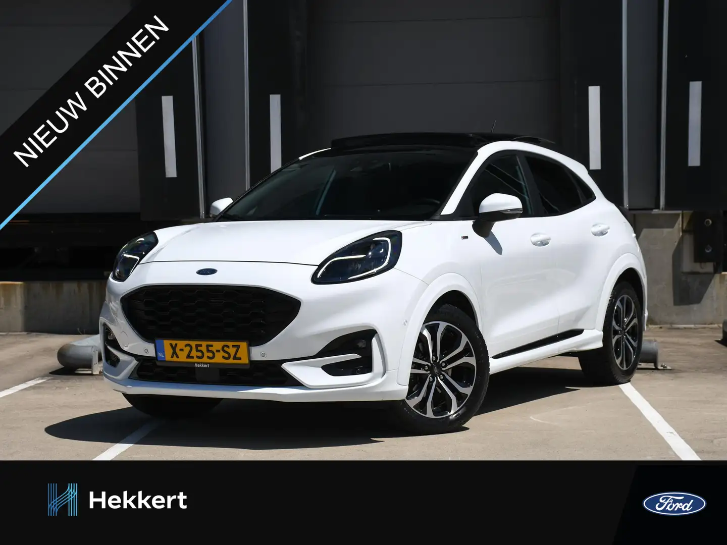 Ford Puma ST-Line 1.0 EcoBoost 125pk Automaat SCHUIF-DAK | 1 Wit - 1