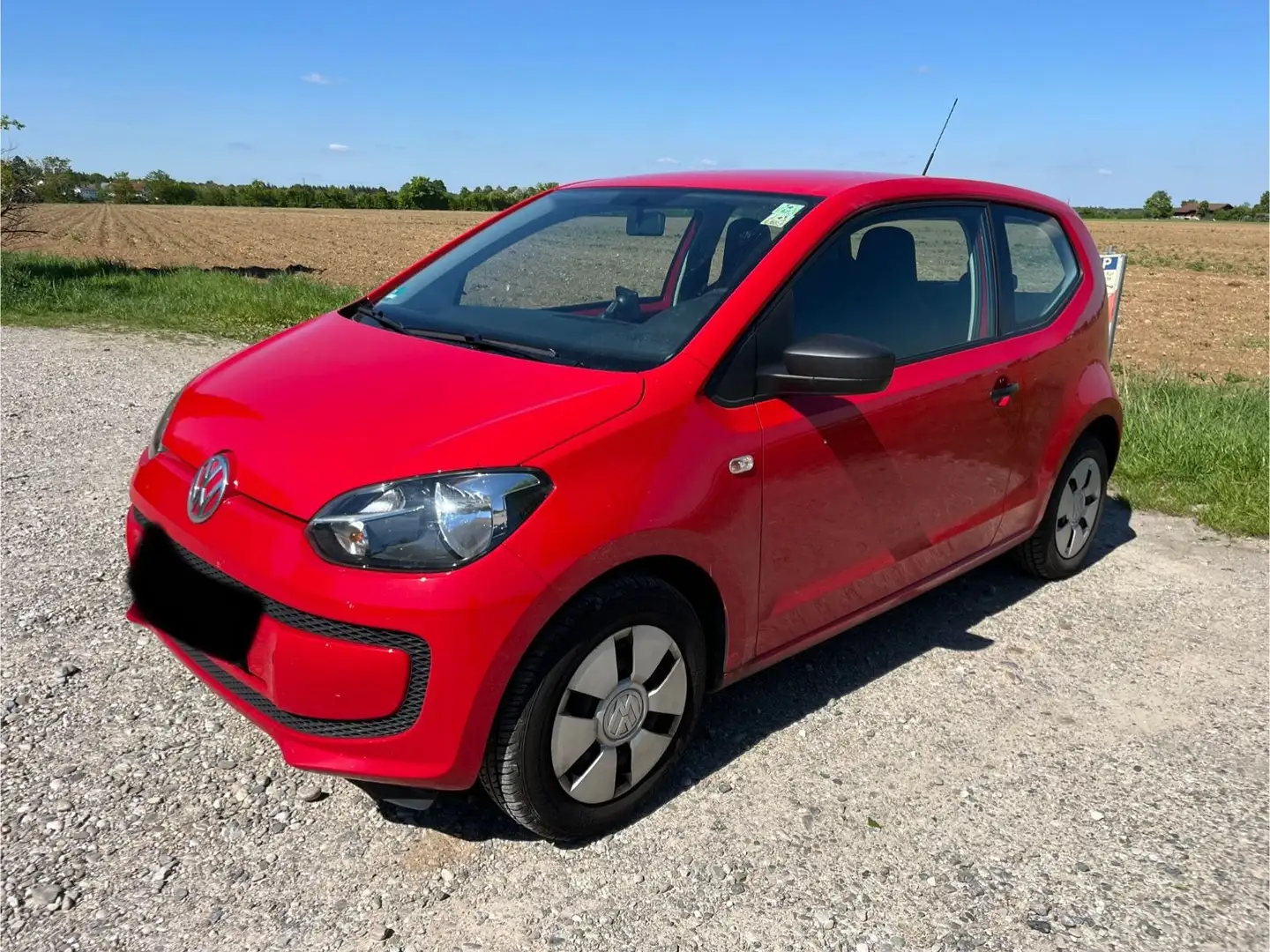 Volkswagen up! 1.0  Tüv NEU  Org 122000 KM , Klima,Navi , Красный - 2