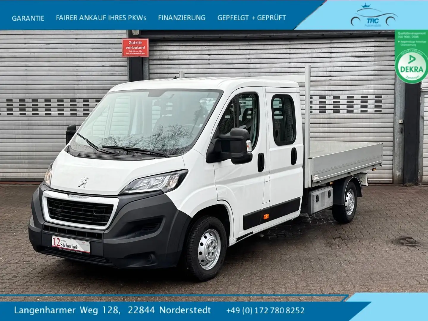 Peugeot Boxer Pritsche 2.0 HDI 163ps 335 L3 Blanc - 1