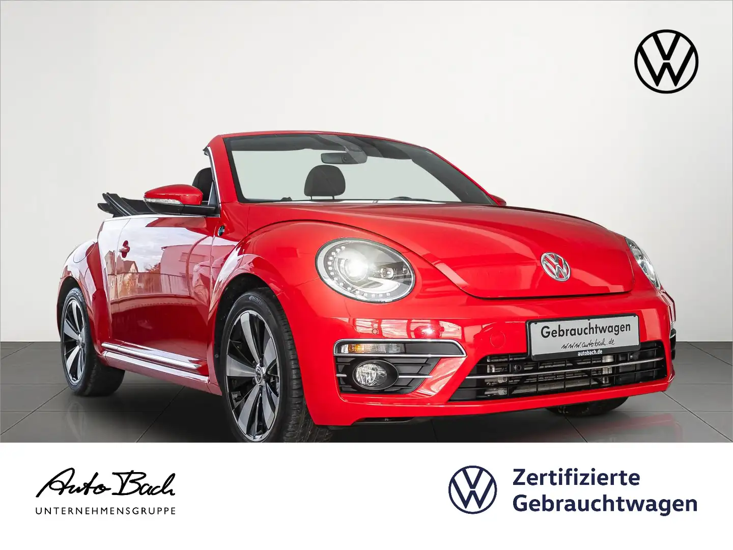 Volkswagen Beetle Cabriolet 1.4 TSI SOUND Navi Xenon Klimaa Rouge - 1