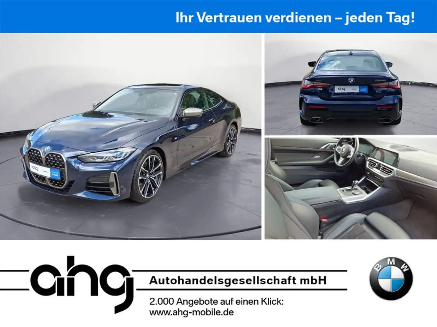 BMW M440i xDrive Coupe Innovationsp. Sport Aut. RFT Bleu - 1