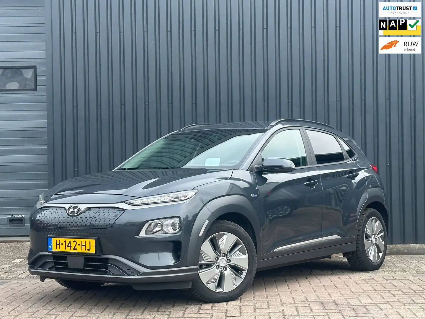 Hyundai KONA EV Fashion 64 kWh CAMERA Gris - 1