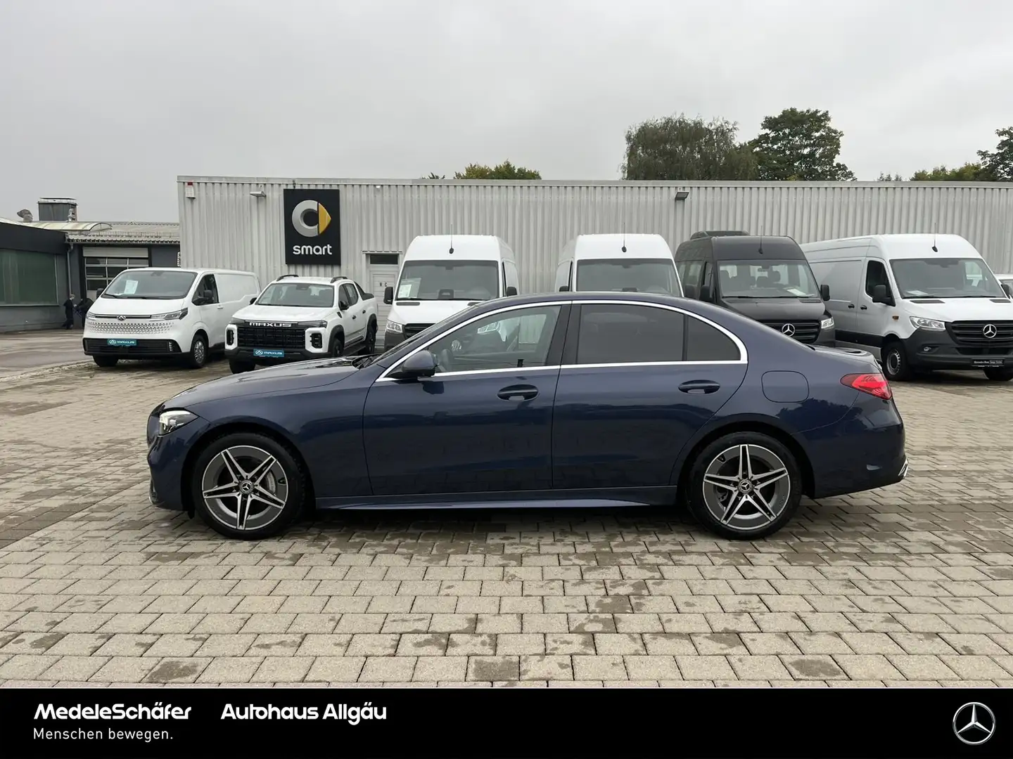 Mercedes-Benz C 300 C 300 de AMG Distronic AHK LEDER 360° LED NP79,5 Azul - 2