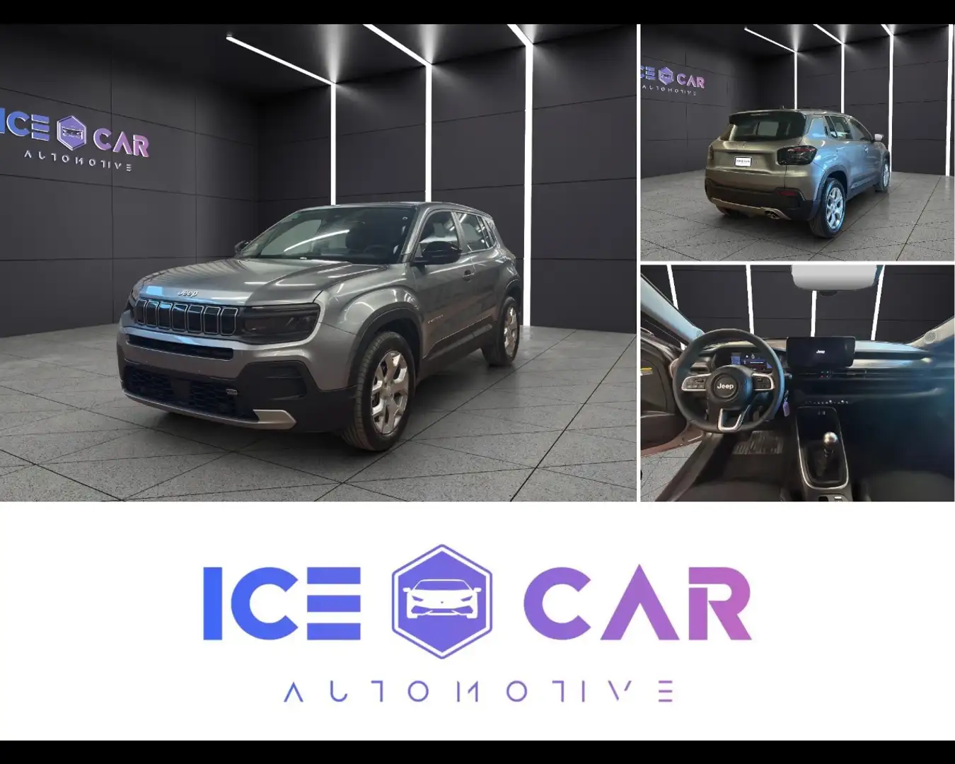 Jeep Avenger 1.2 Turbo 100 CV Altitude Grijs - 1