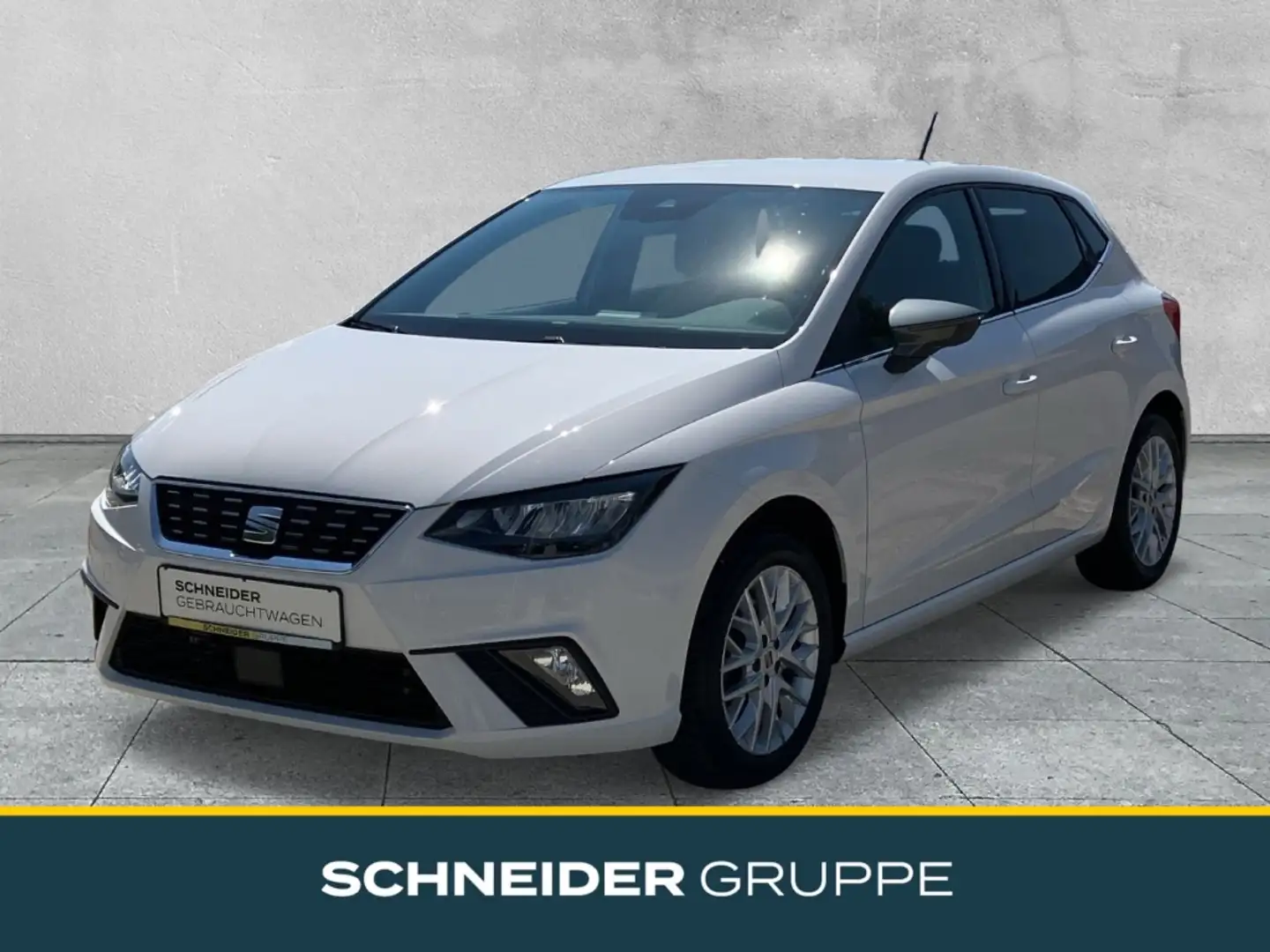 SEAT Ibiza XCELLENCE 1.0 TSI LED+NAVI+DAB+SHZ Wit - 1