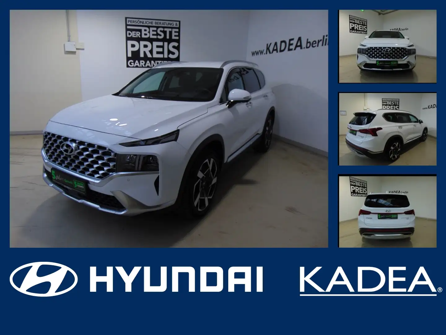 Hyundai SANTA FE 2.2 Navi,Standheizung,Keyless,Head-Up Weiß - 1
