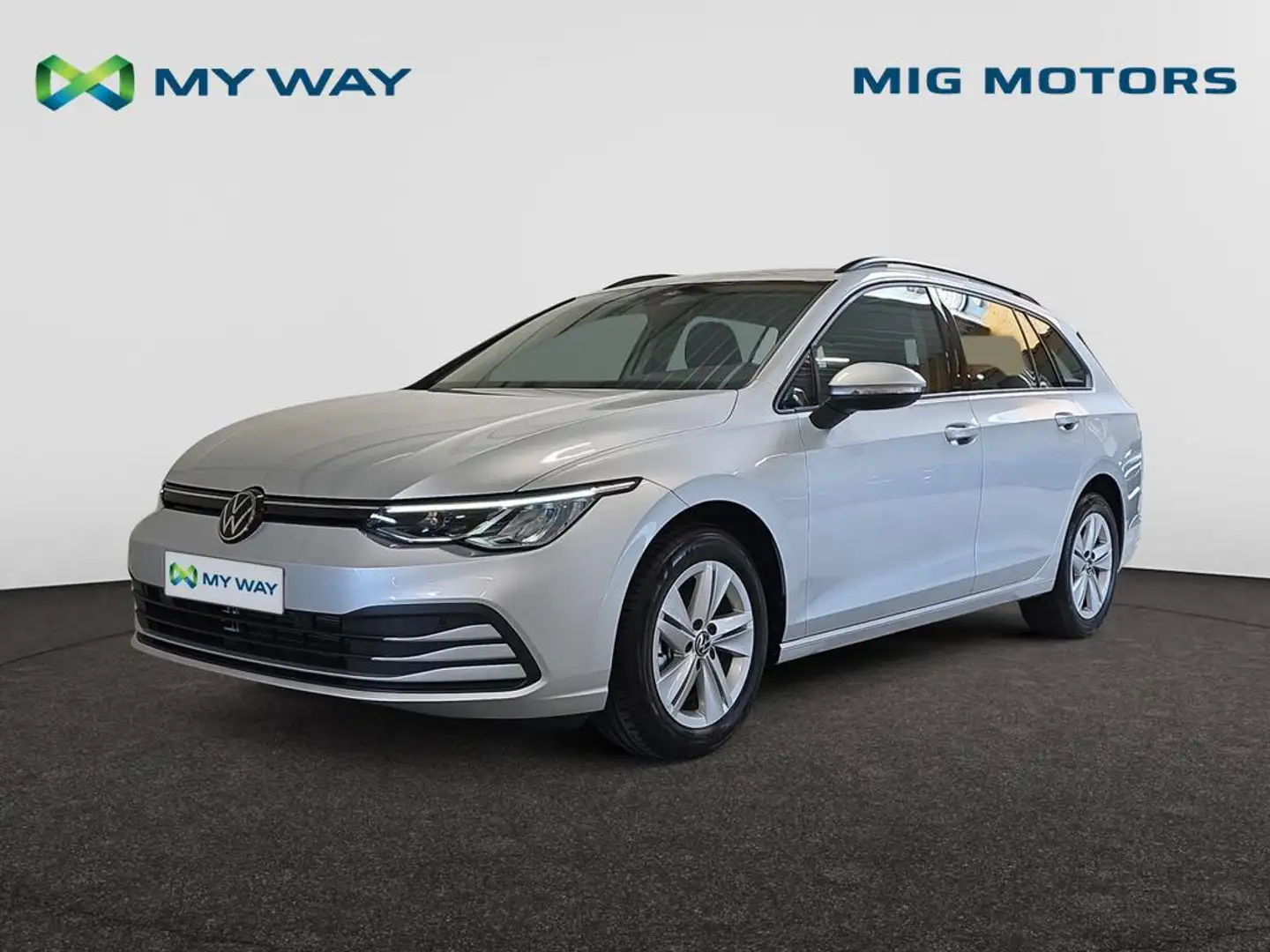 Volkswagen Golf Variant Variant Life Business Argent - 1