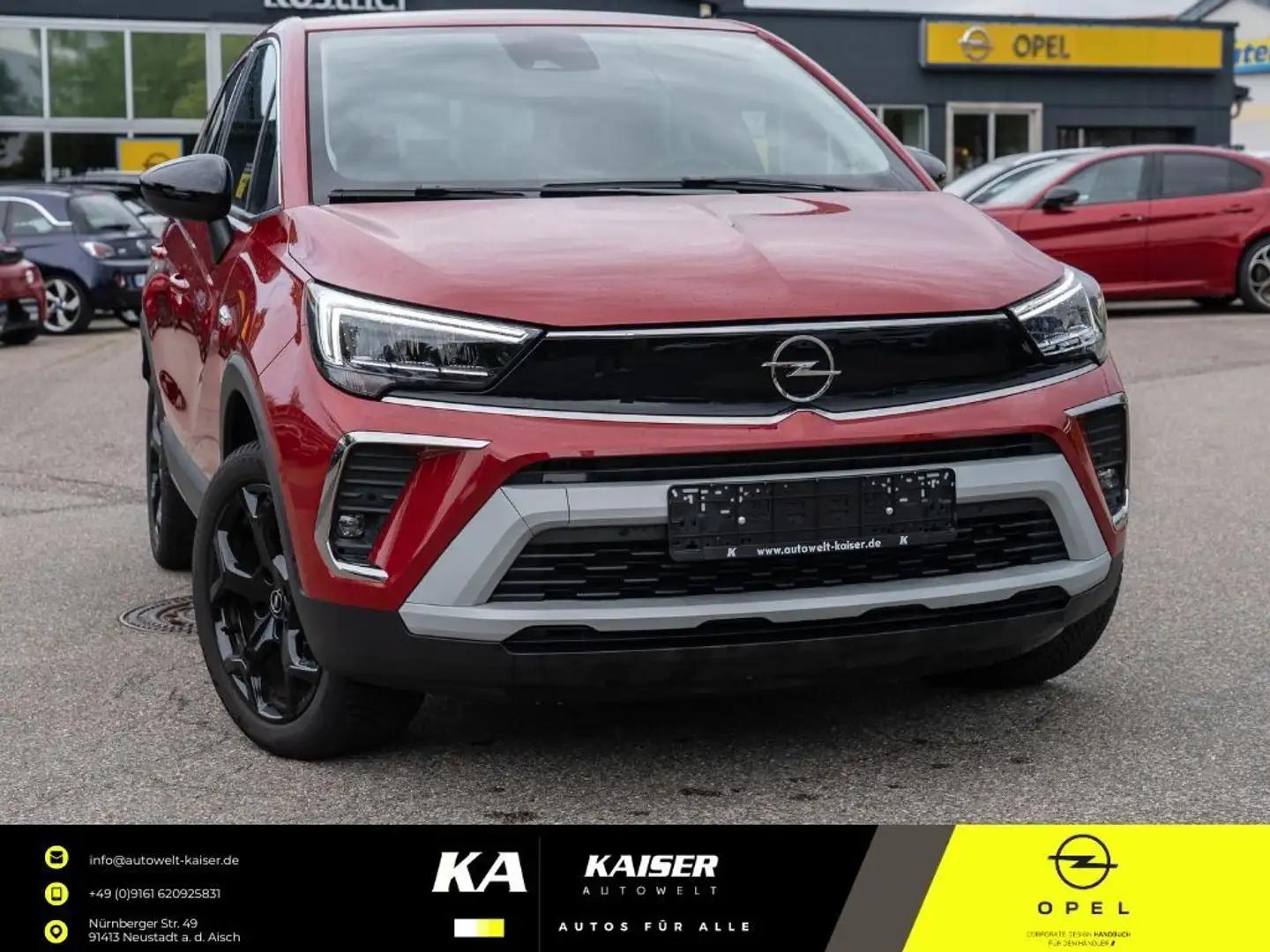 Opel Crossland X Crossland Elegance*NAVI*DAB*LED*SITZHZG*LENKRADH Rojo - 1