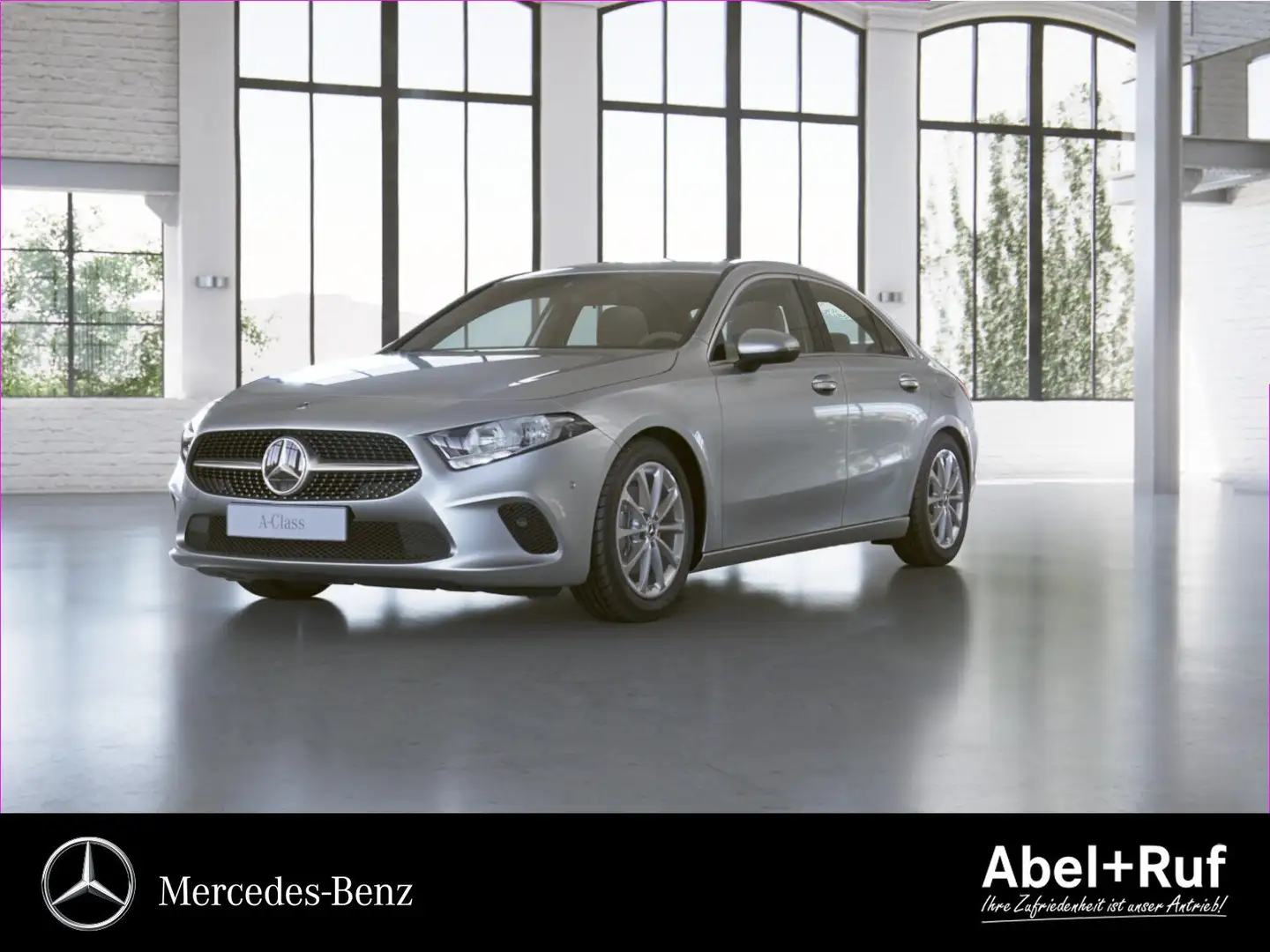 Mercedes-Benz A 200 d Limo PROGRESSIVE+PARKTRONIC+Tempo+SHz Silber - 1