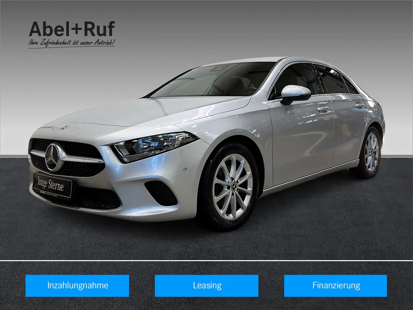 Mercedes-Benz A 200 d Limo PROGRESSIVE+PARKTRONIC+Tempo+SHz Silber - 1