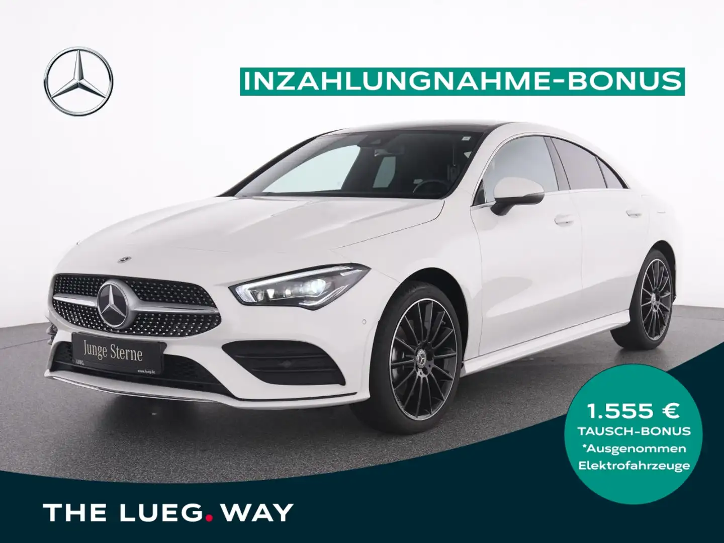 Mercedes-Benz CLA 250 e AMG+MBUX+MBeam+Pano+AHK+RFK+SHZ+RFK+19 Bílá - 1