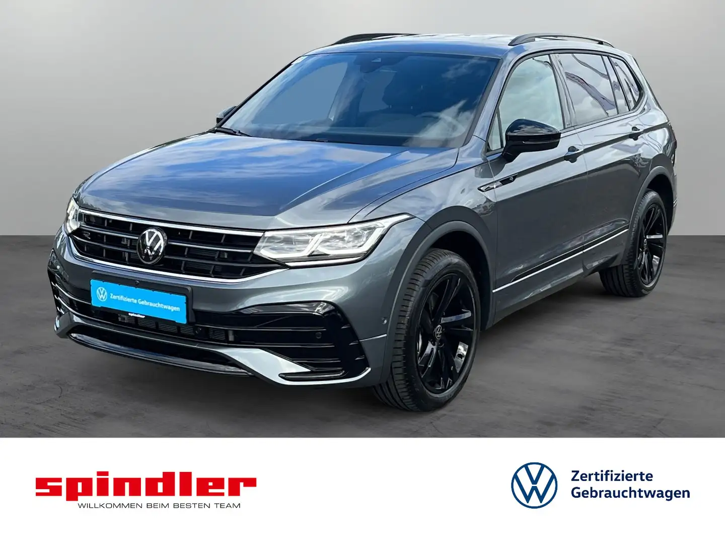 Volkswagen Tiguan Allspace R-Line 2.0TDI 4M DSG/ Matrix,AHK Grau - 1