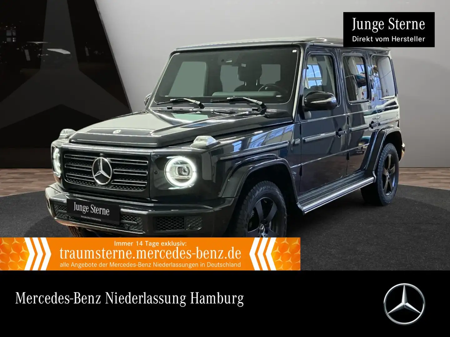 Mercedes-Benz G 500 GSD+360+AHK+MULTIBEAM+STHZG+FAHRASS+SPUR+9G Schwarz - 1