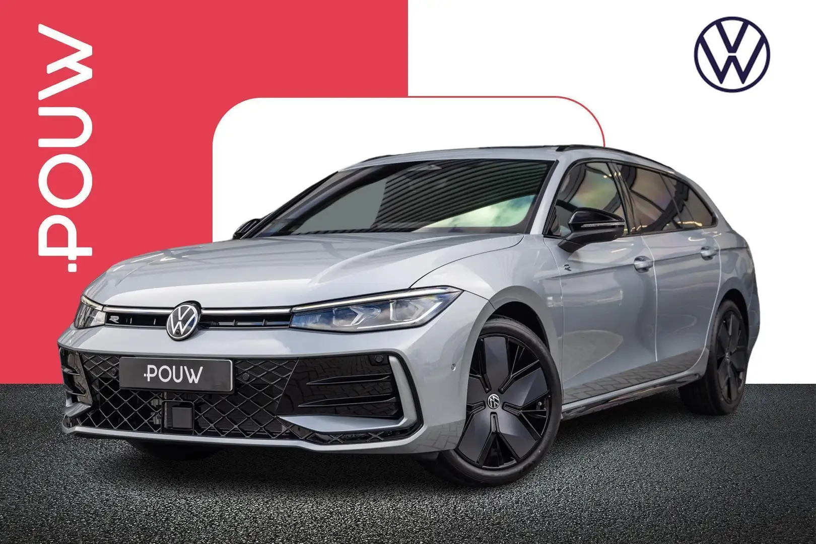Volkswagen Passat Variant 1.5 eTSI 150pk DSG R-Line Business | Panoramadak | Zilver - 1
