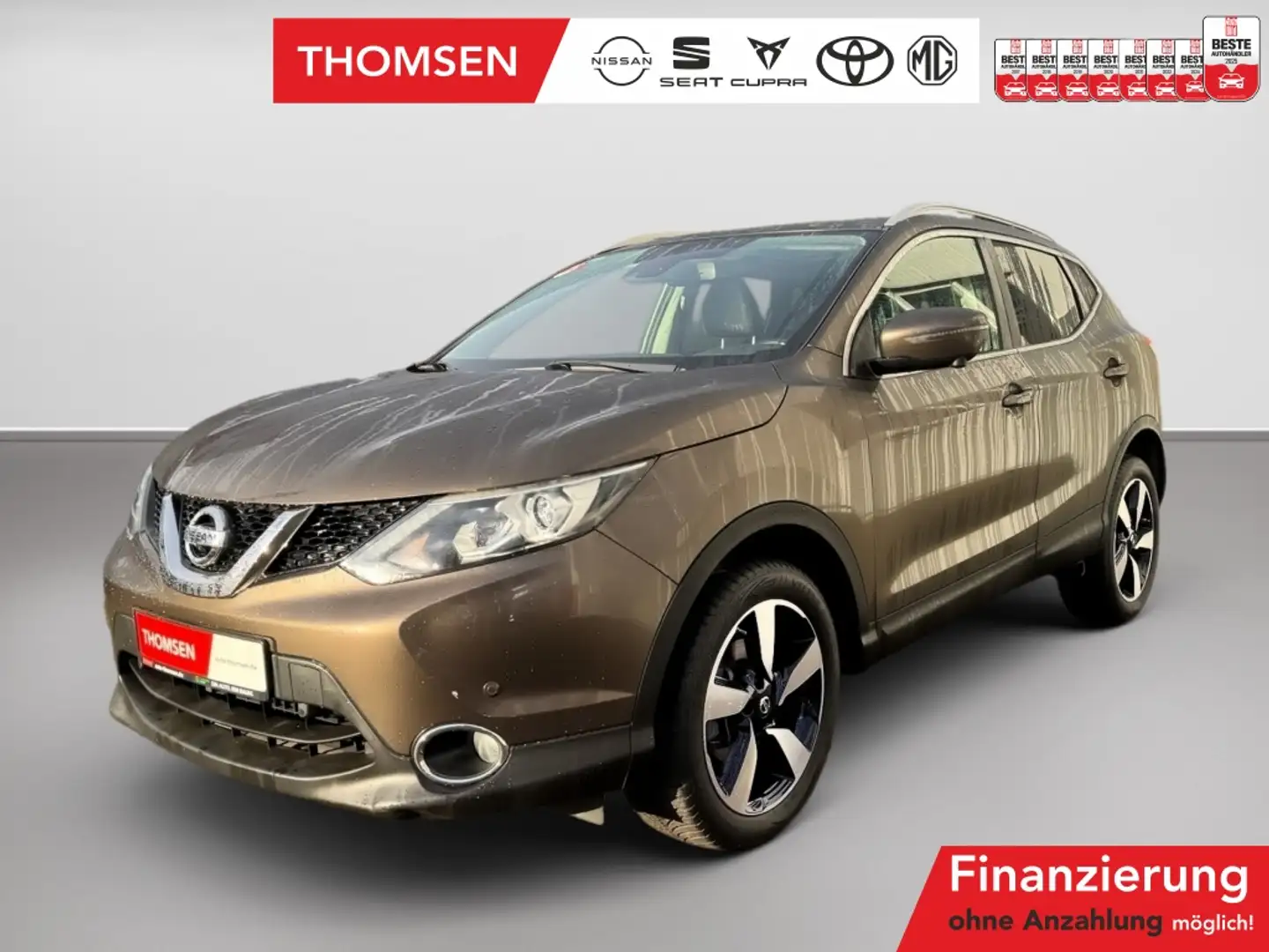 Nissan Qashqai 1.6 DIG-T Tekna Alcant.+LED+Navi+Pano+SD Bronce - 1