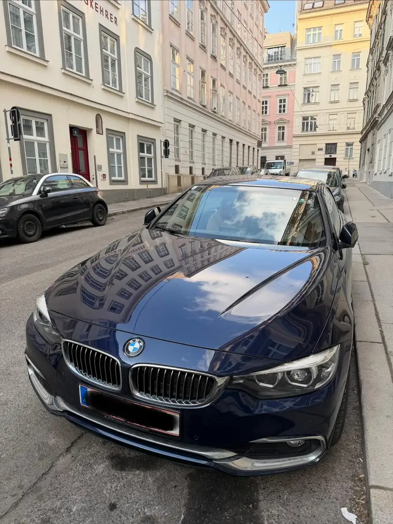 BMW 420 420i Cabrio Luxury Line Aut. Luxury Line Blau - 1