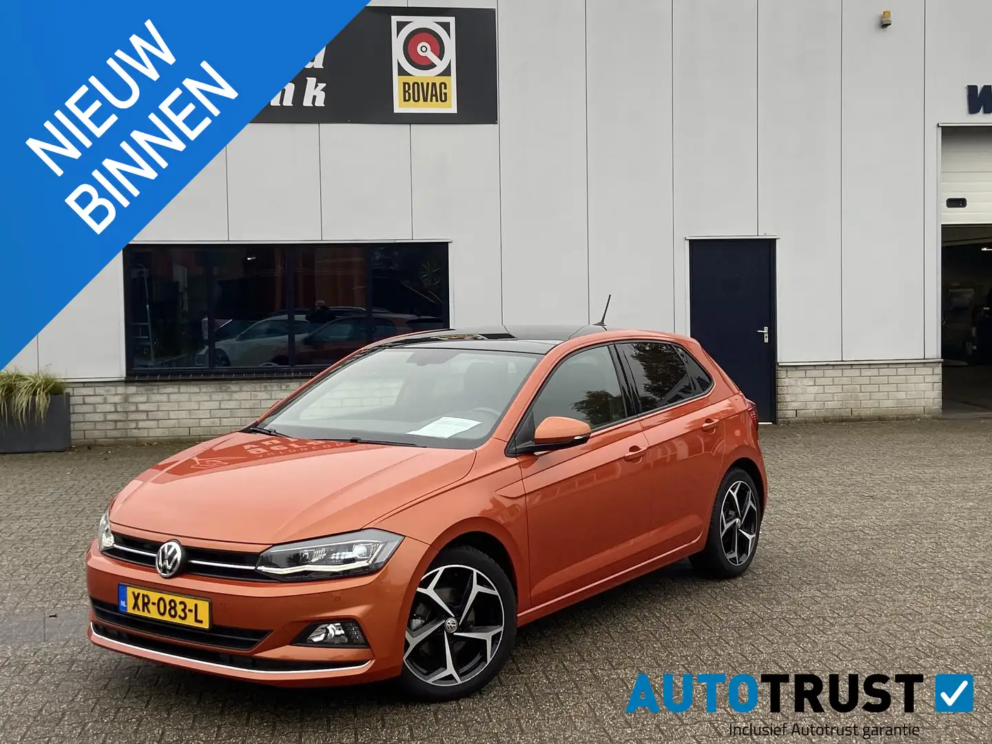 Volkswagen Polo 1.0 TSI Highline S/K DAK ADAP CRUISE AUT Orange - 1