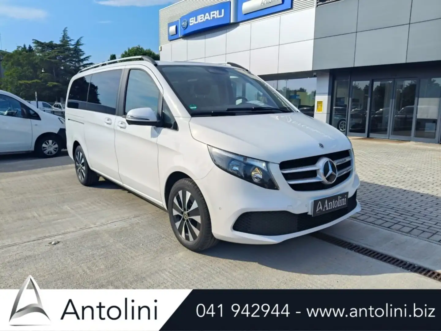 Mercedes-Benz V 220 d Automatic Exclusive Long 7 POSTI "GOMME NUOVE" Bianco - 2