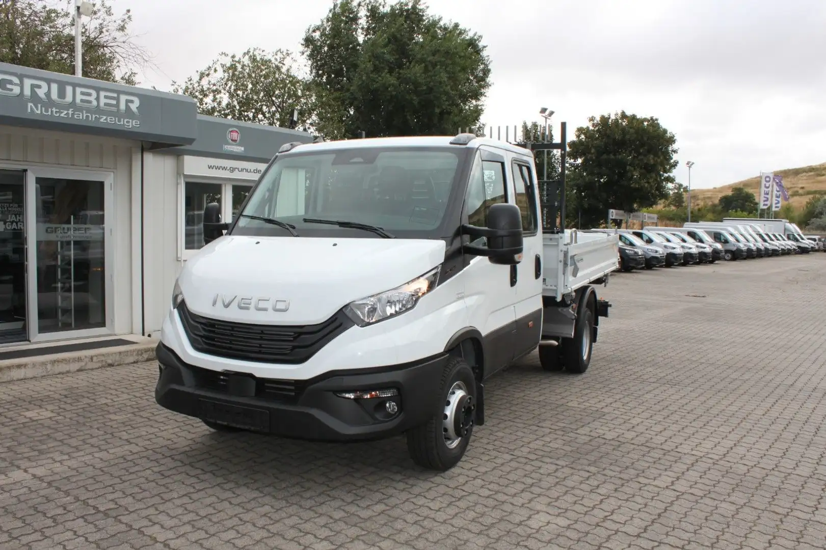 Iveco Daily 70 C 18H D K Meiller Kipper DOKA Weiß - 1