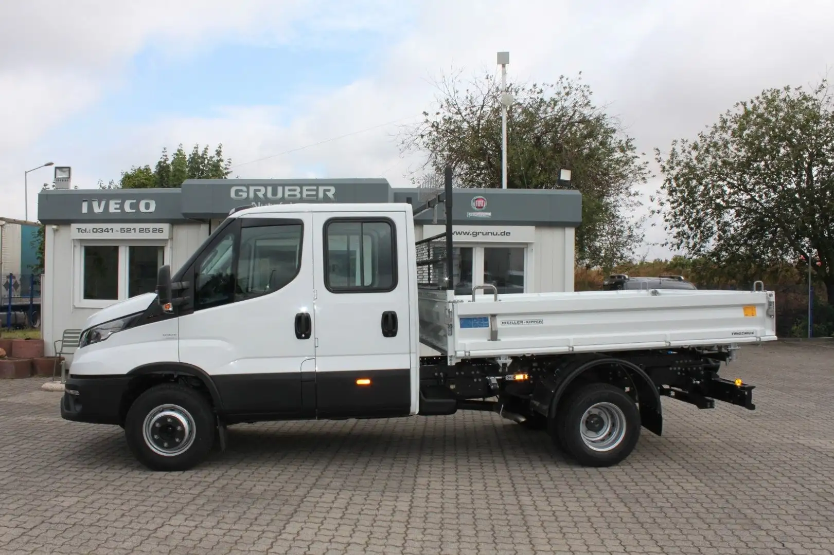 Iveco Daily 70 C 18H D K Meiller Kipper DOKA Weiß - 2
