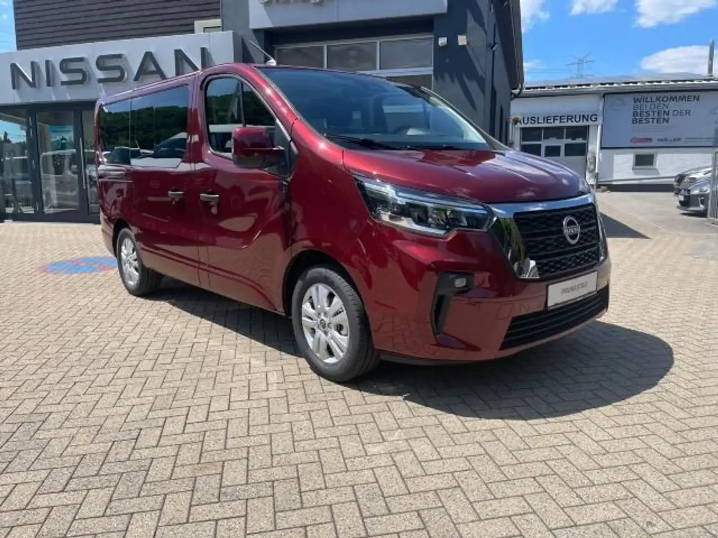 Nissan Primastar Kombi 170PS AT L1H1 9Sitze Navi Kamera Червоний - 2