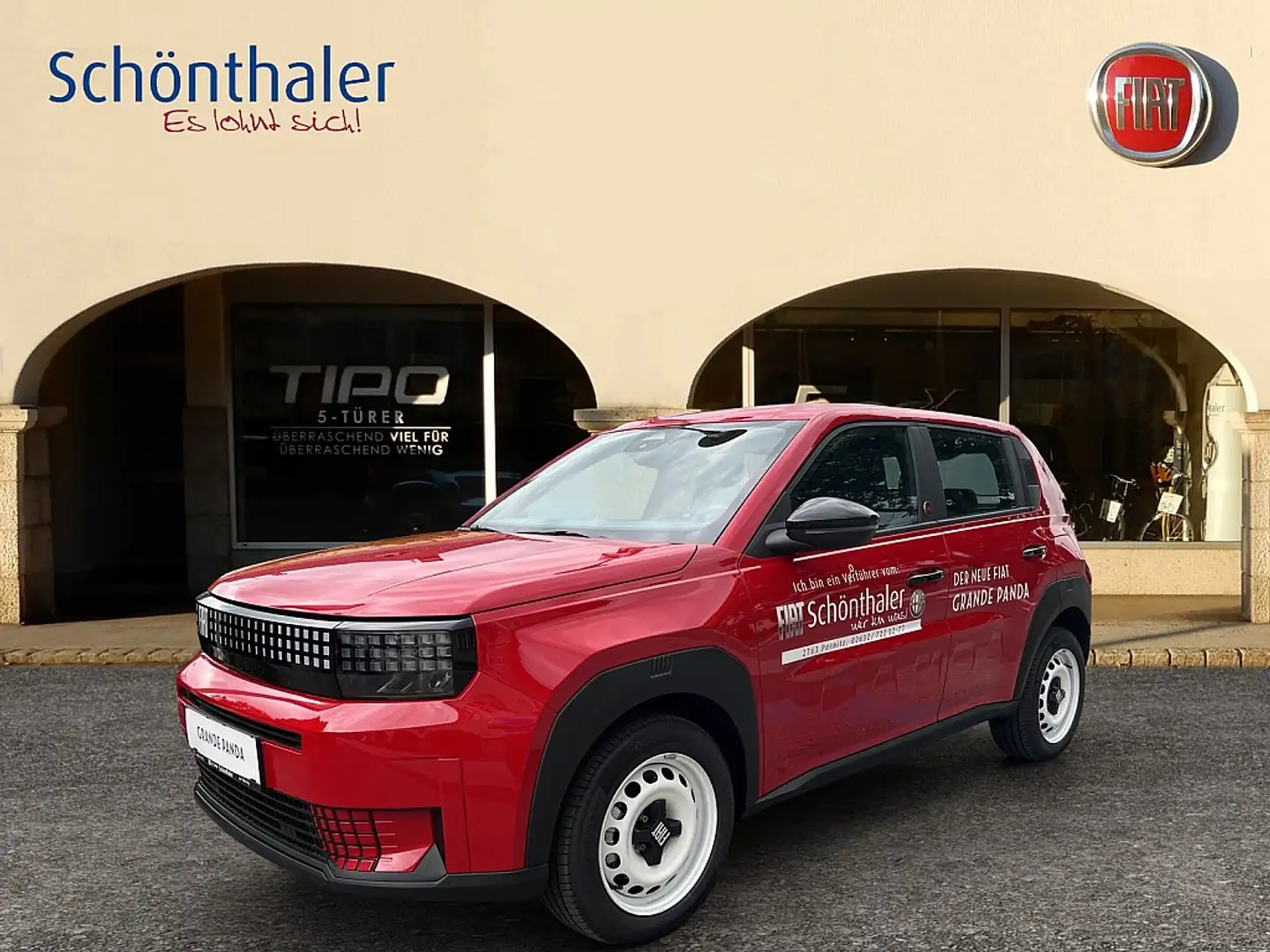 Fiat Grande Panda Elektro 44kWh RED Rot - 1