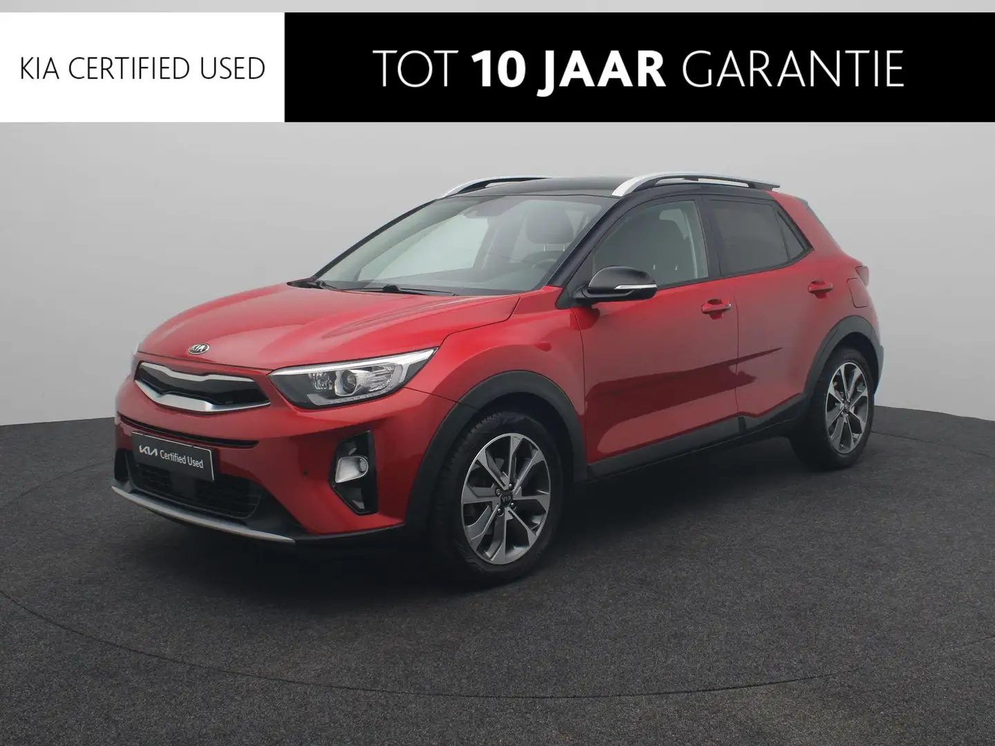 Kia Stonic 1.0 T-GDi DynamicPlusLine 120 PK | Trekhaak | Clim Rood - 1