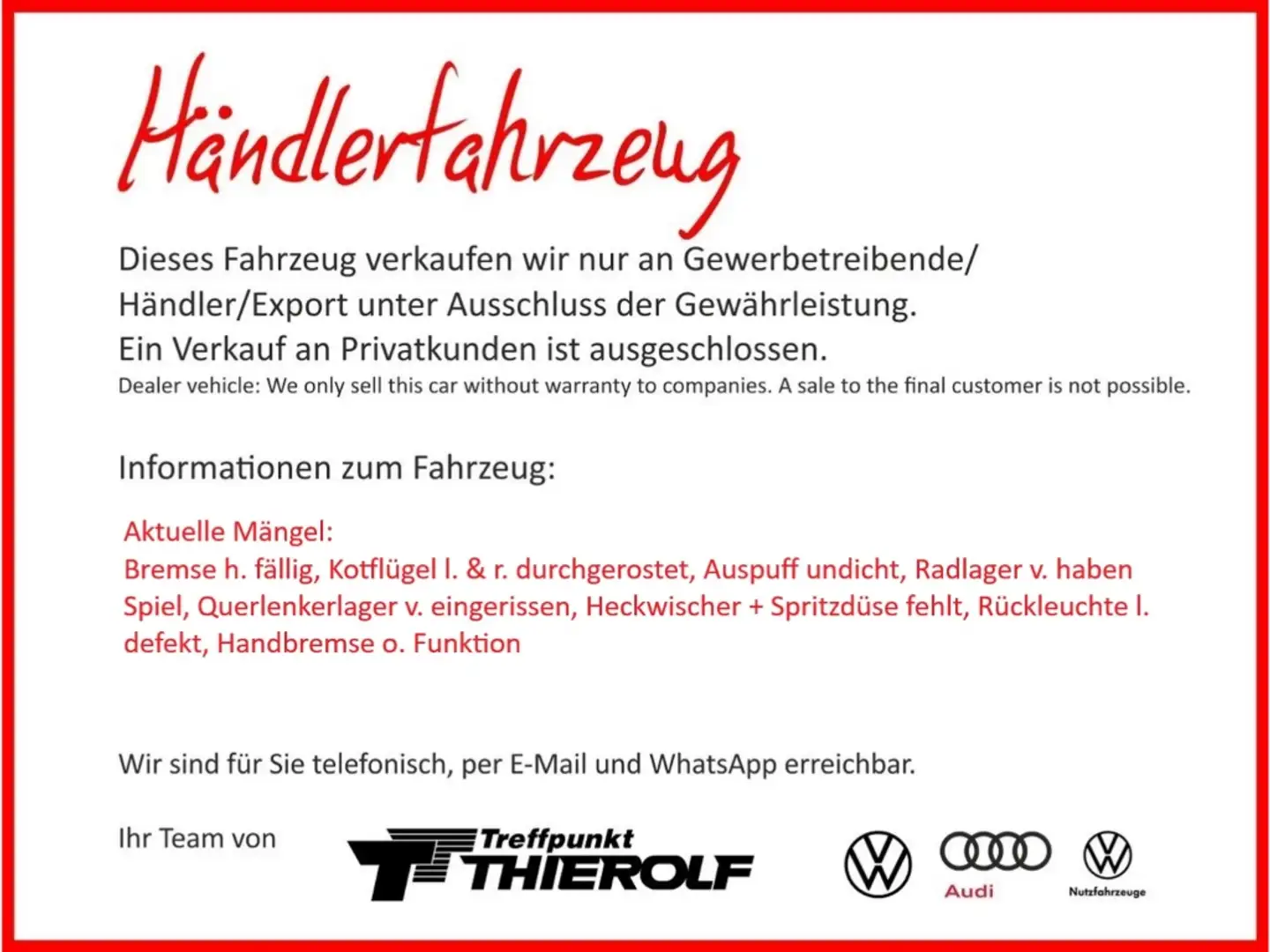 Volkswagen Polo IV 1.4 -nur Gewerbe! Grau - 2
