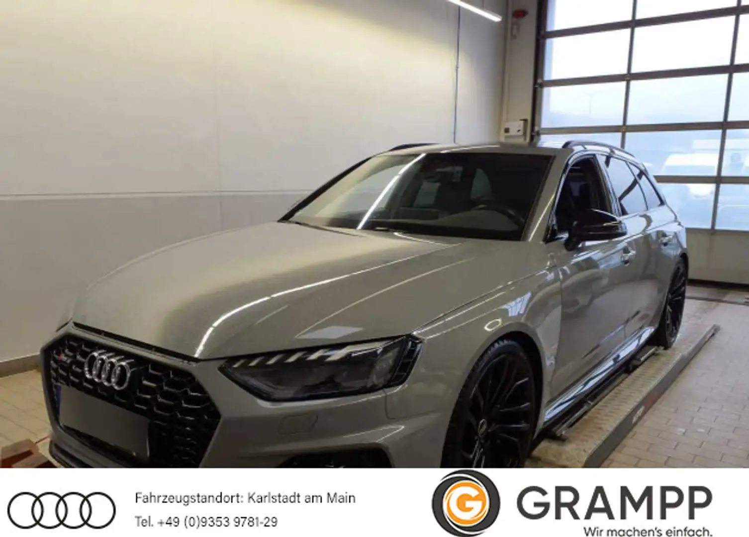 Audi RS4 +MATRIX-LED+KAMERA+VIRTUAL+MASSAGE+ Gris - 1