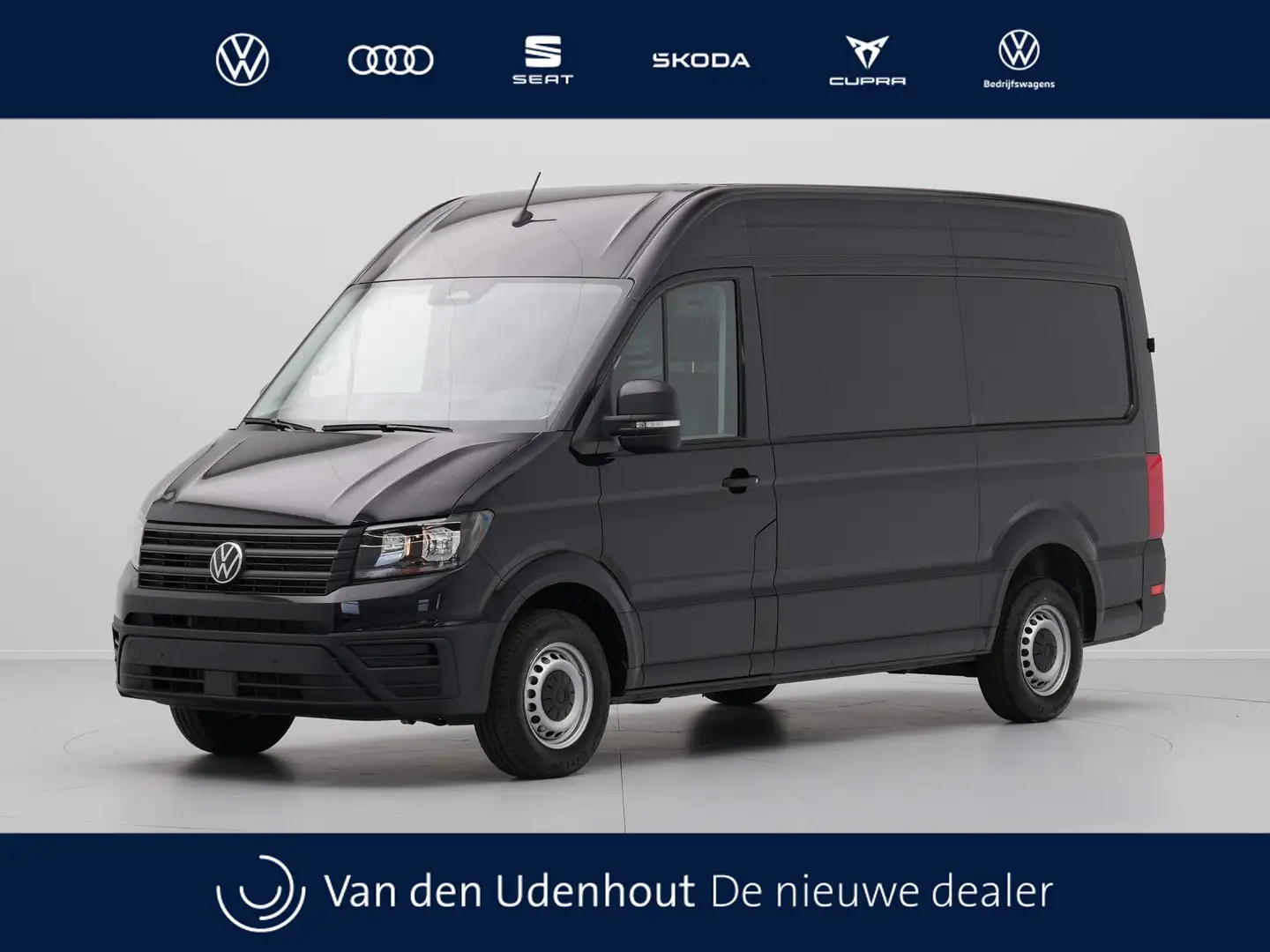 Volkswagen Crafter 2.0 TDI 103kW 140PK GVW 3.5T L3H3 WB 3640mm Trendl Zwart - 1