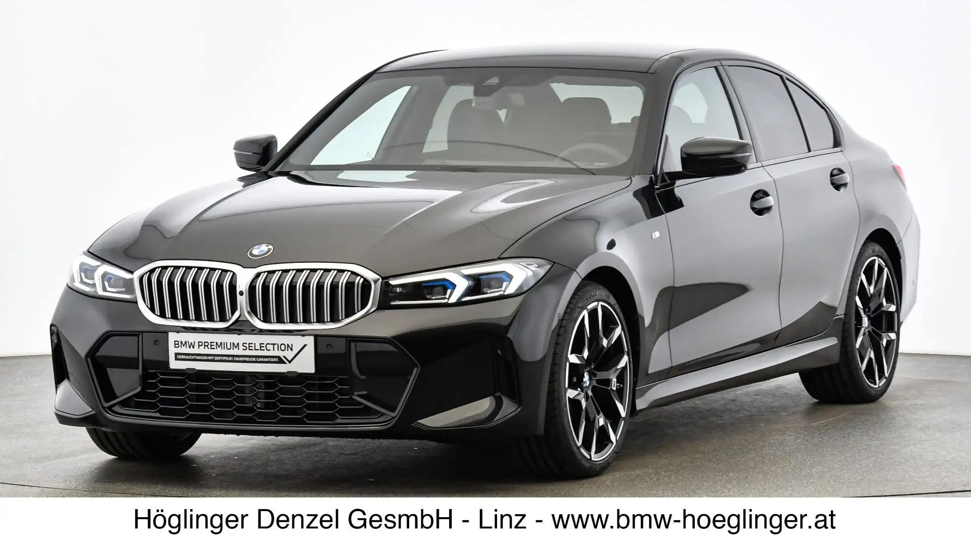 BMW 320 320d Schwarz - 1