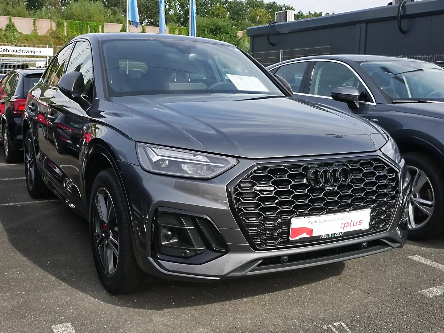 Audi Q5 Sportback 50 TDI S Line Ext AHK,R-Kamera,Navi Grau - 2