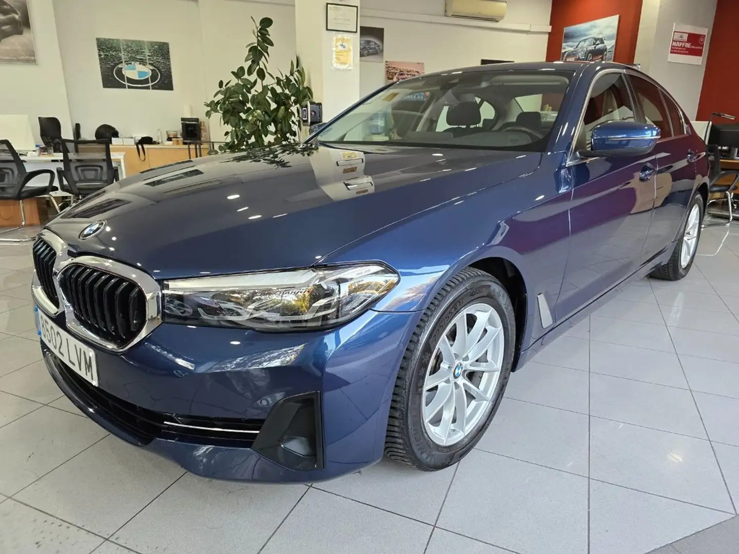 BMW 520 520dA Blauw - 2