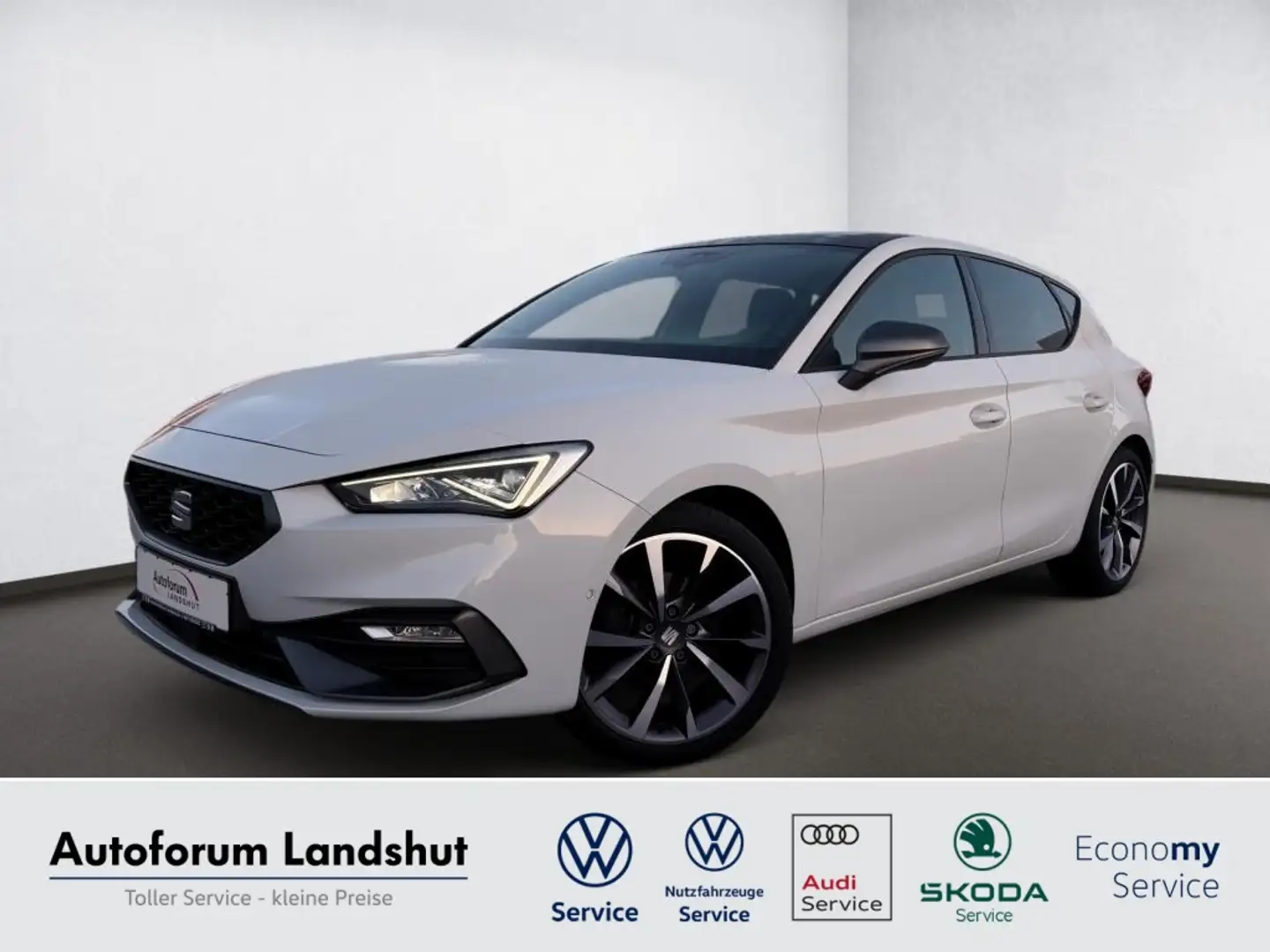 SEAT Leon TDI FR DSG LED/NAVI/KAMERA/ACC/PANO Weiß - 1
