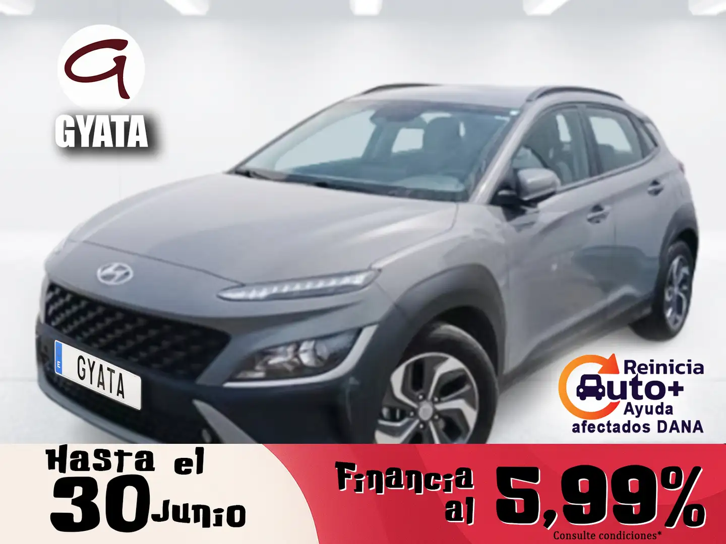 Hyundai KONA HEV 1.6 GDI DT Maxx Gris - 1