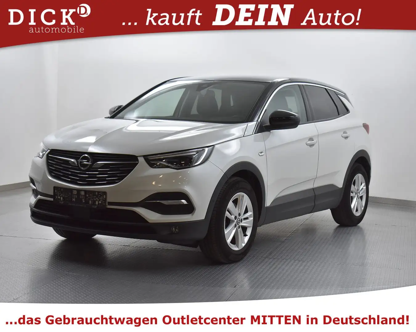 Opel Grandland X 1.5d Aut Busi Ed NAV+KAM+LED+AHK+ACC Blanc - 2
