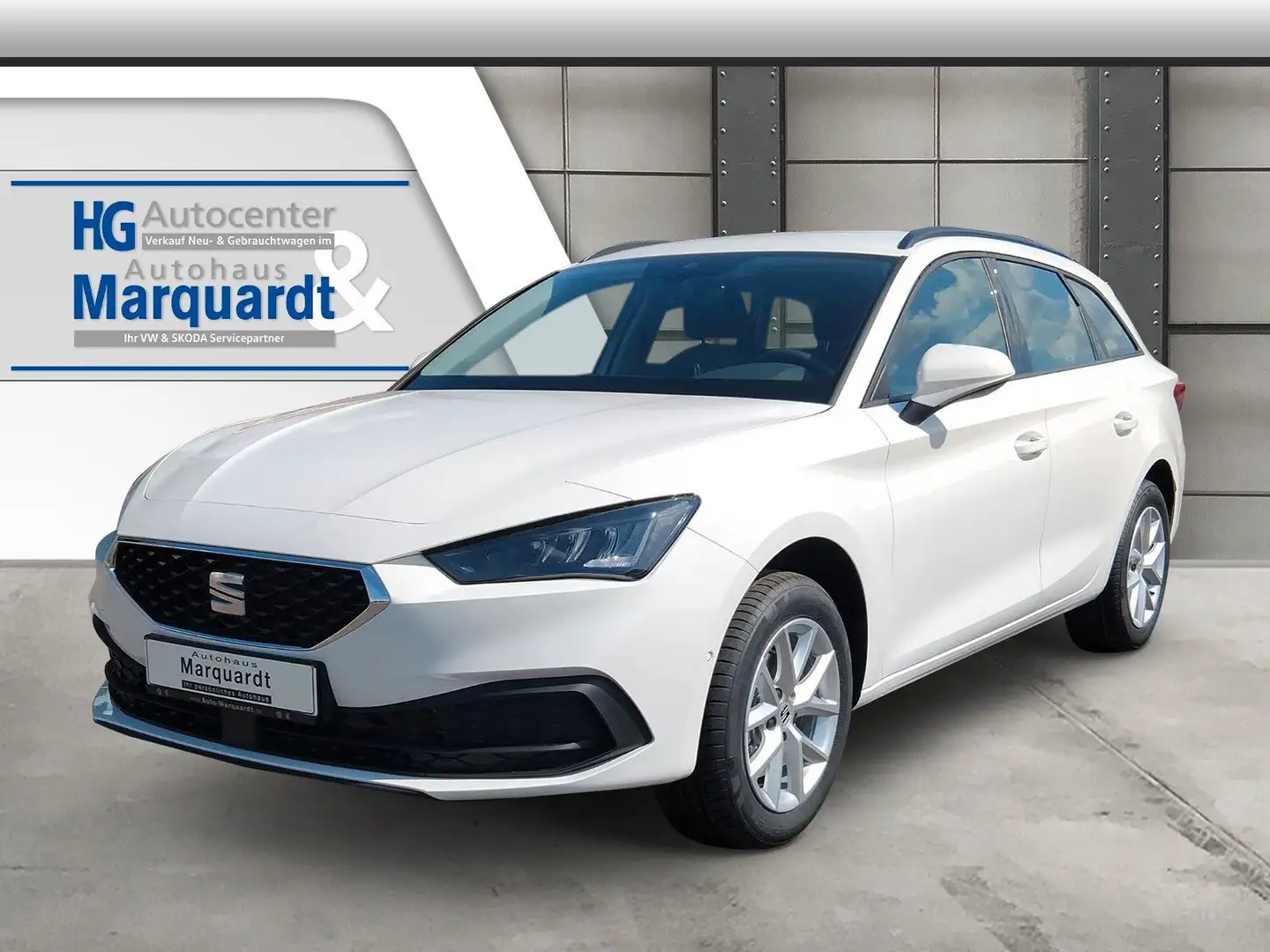 SEAT Leon Sportstourer 1.5eTSI LED Kamera AHK ACC Weiß - 1