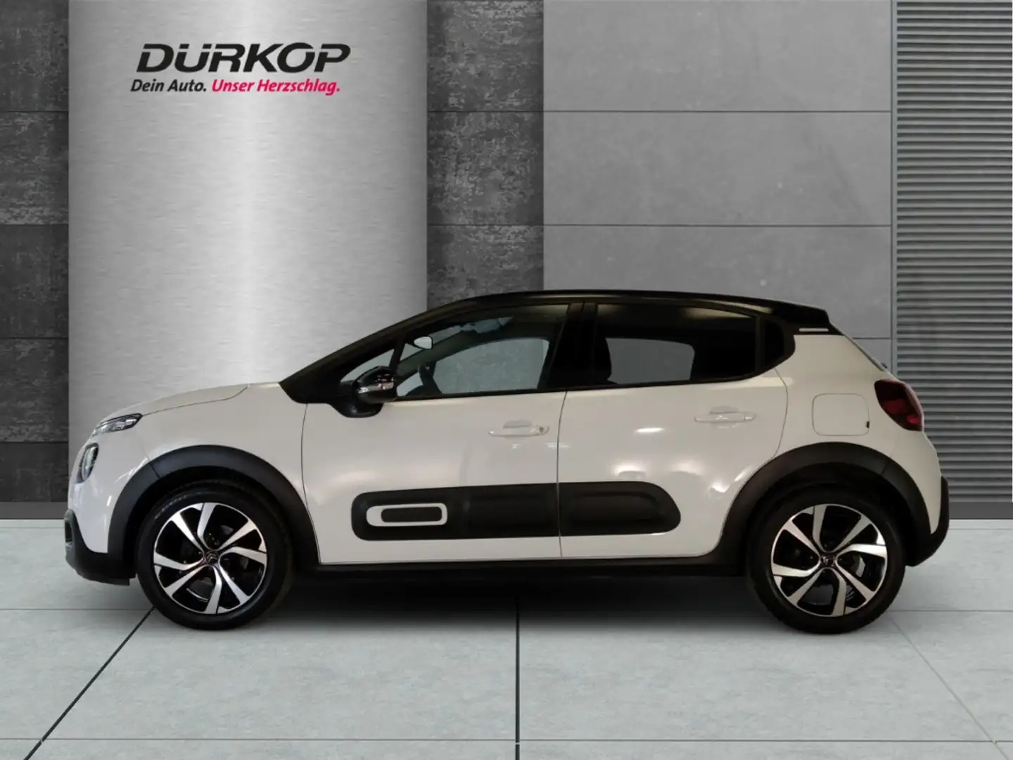 Citroen C3 1.2 PureTech 110 Shine Pack AT Navi Sitzheizung Rü Weiß - 2