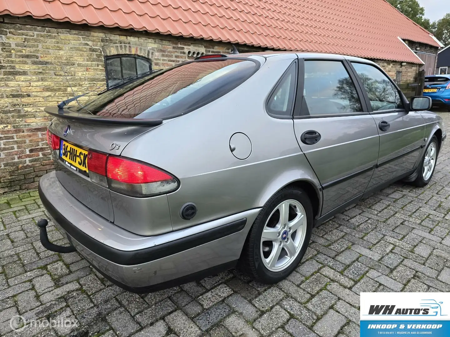 Saab 9-3 2.0t S LPG Automaat! Rijdt top Gris - 2