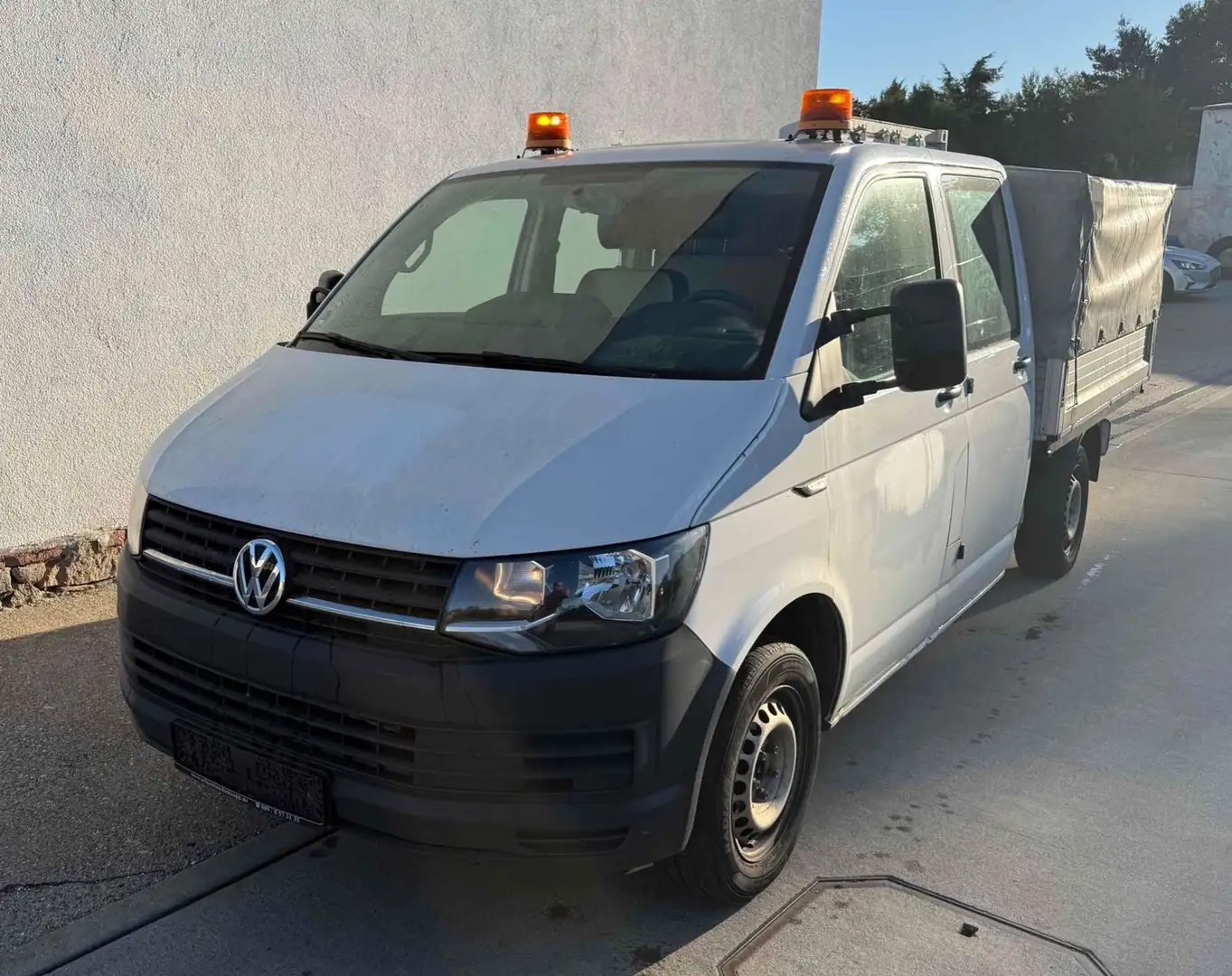Volkswagen T6 Transporter T6 Doka, Klima Pritsche Weiß - 1
