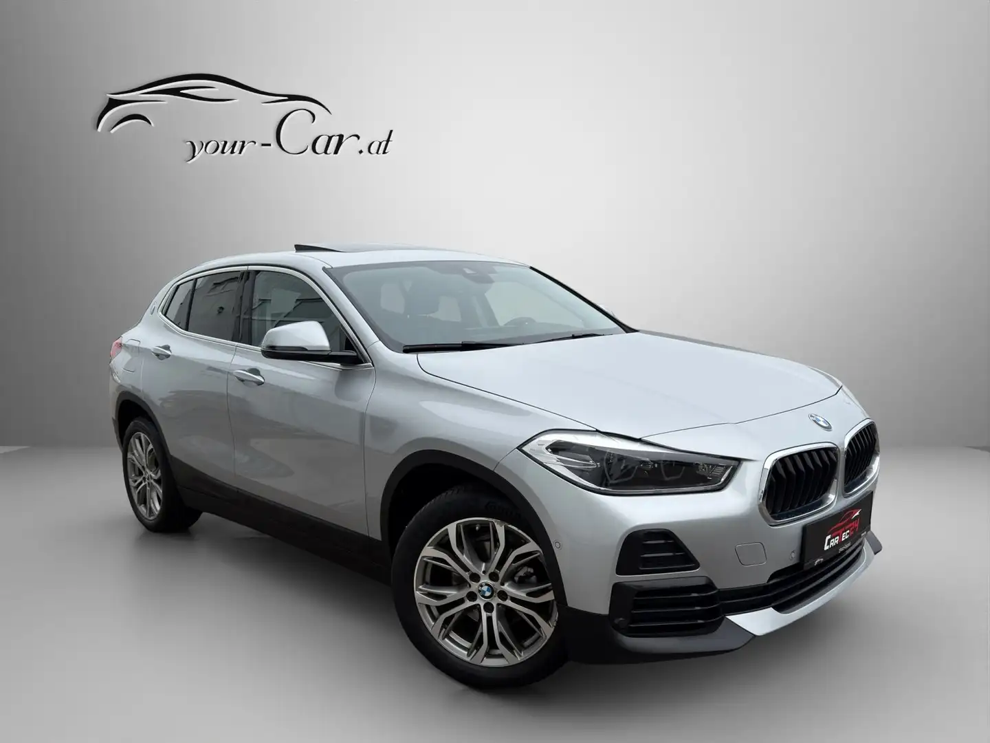BMW X2 sDrive16d *PANO, AHK, AMBI, H/K, HUD, KLSGO, LED* Silber - 1