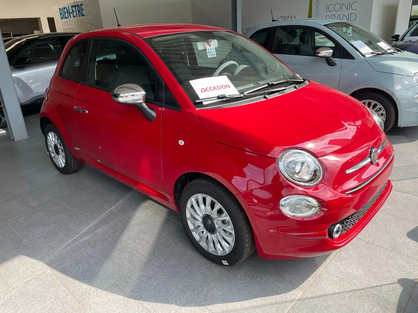 Fiat 500 Rood - 2