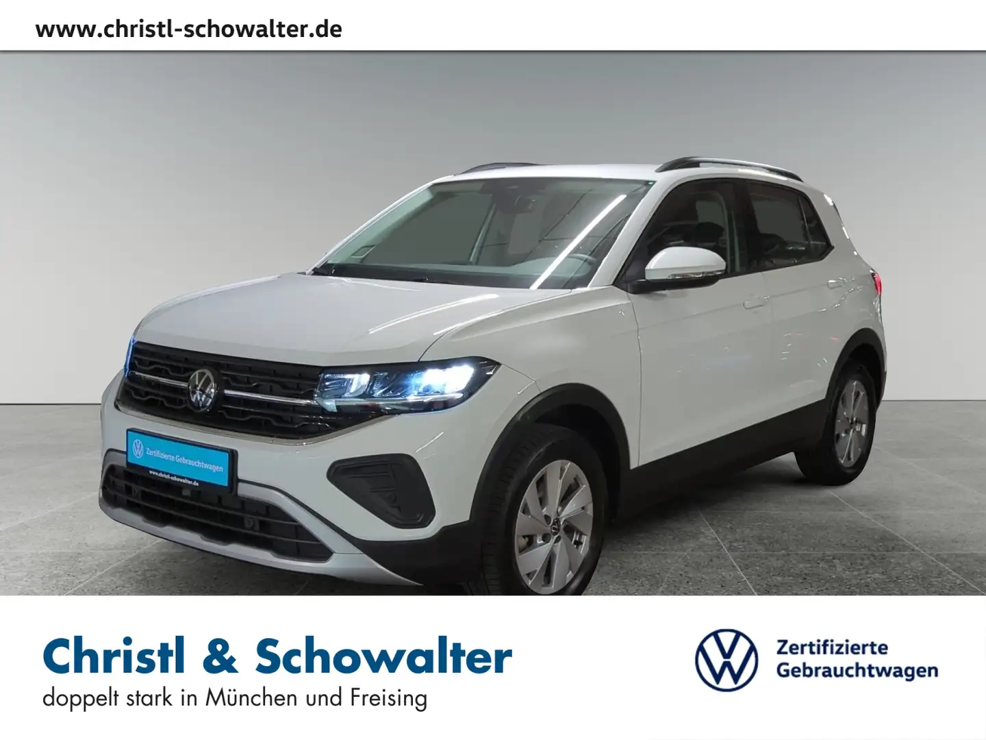 Volkswagen T-Cross 1.0 TSI Life LED KLIMA ACC Weiß - 1