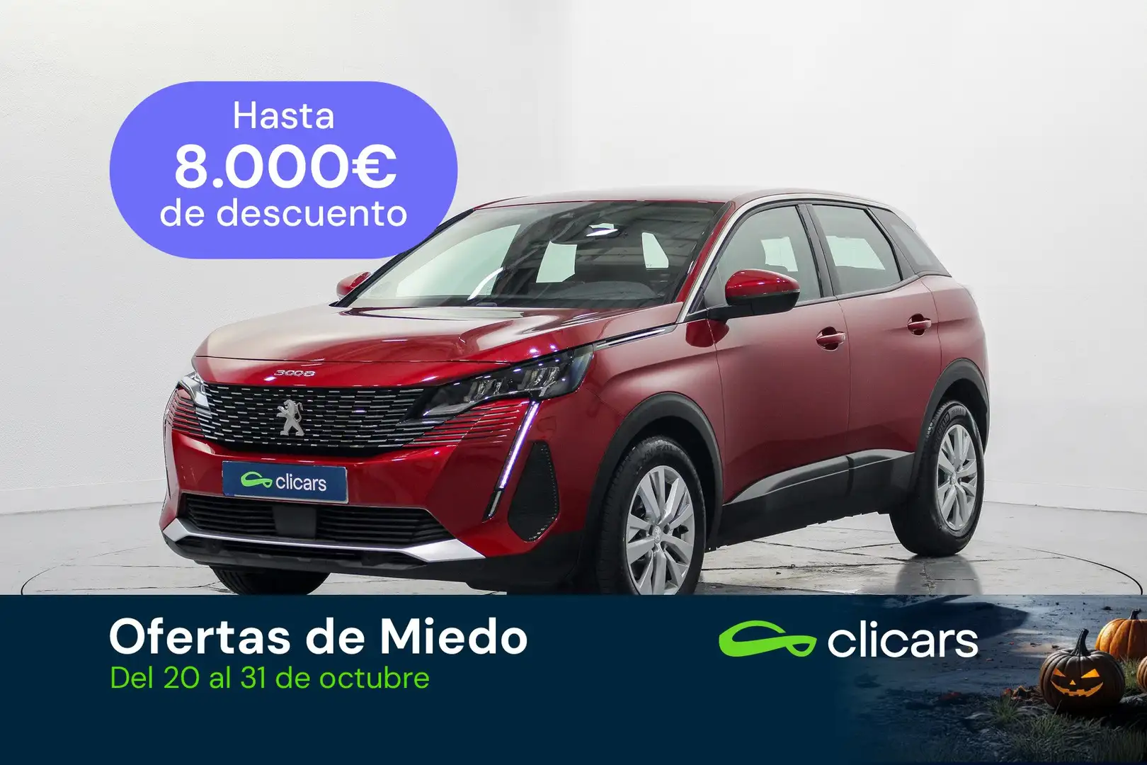 Peugeot 3008 1.2 S&S PureTech Active Pack 130 Rouge - 1