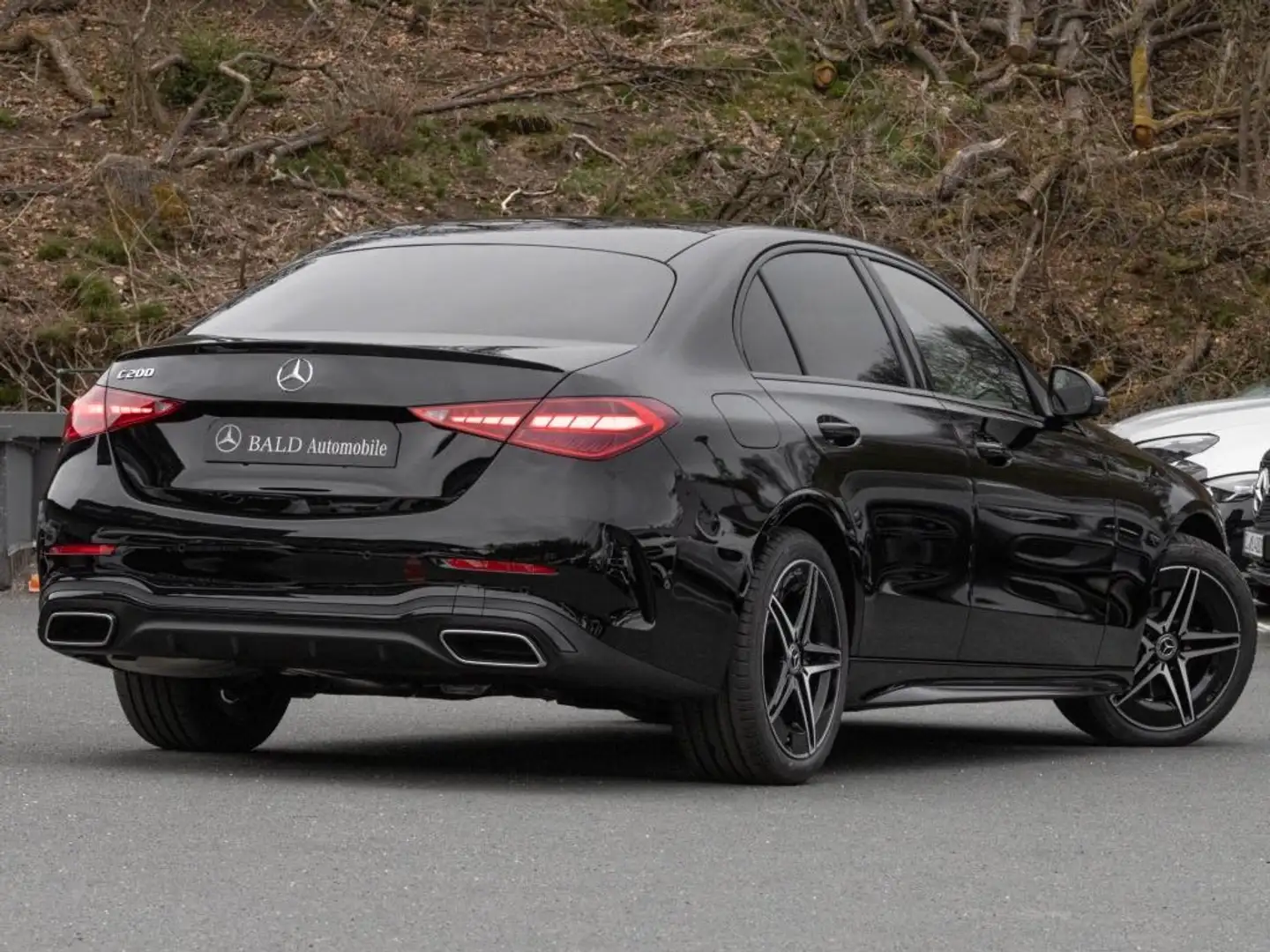 Mercedes-Benz C 200 AMG/LED/Pano/Burm3D/Memo/Totw/Night/18" Schwarz - 2