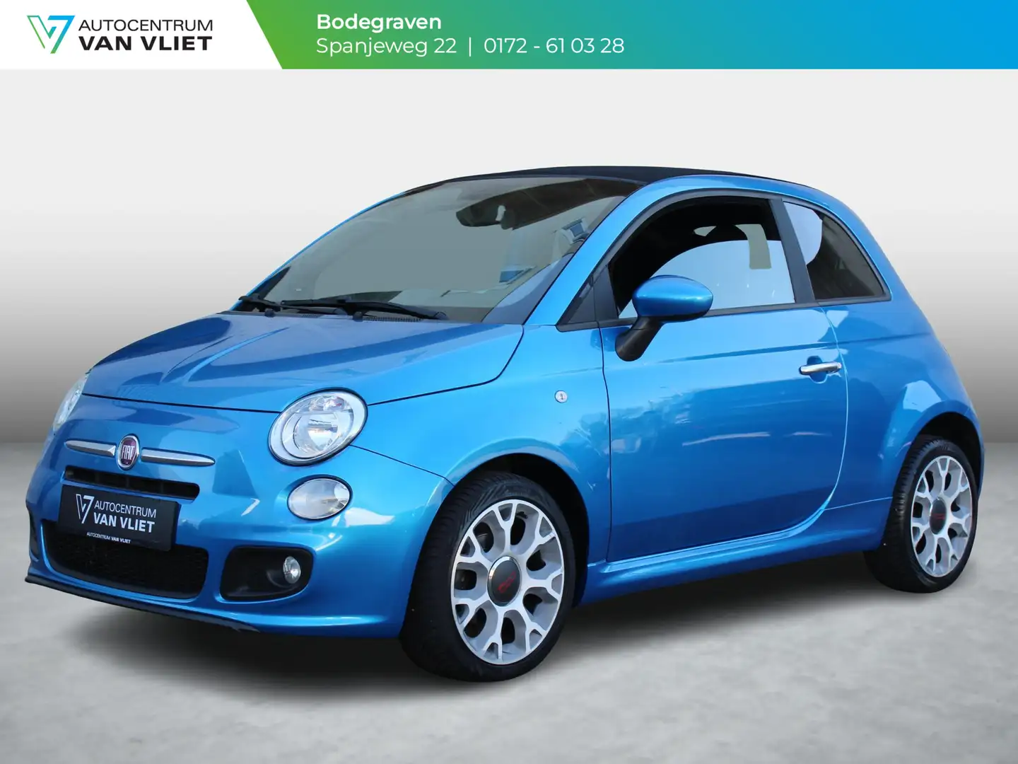 Fiat 500C 0.9 TwinAir Turbo 500S | CABRIO | 12 MAANDEN GARAN Blue - 1